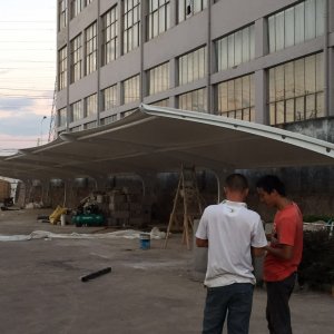 武義縣東達電器有限公司七子型汽車停車棚
